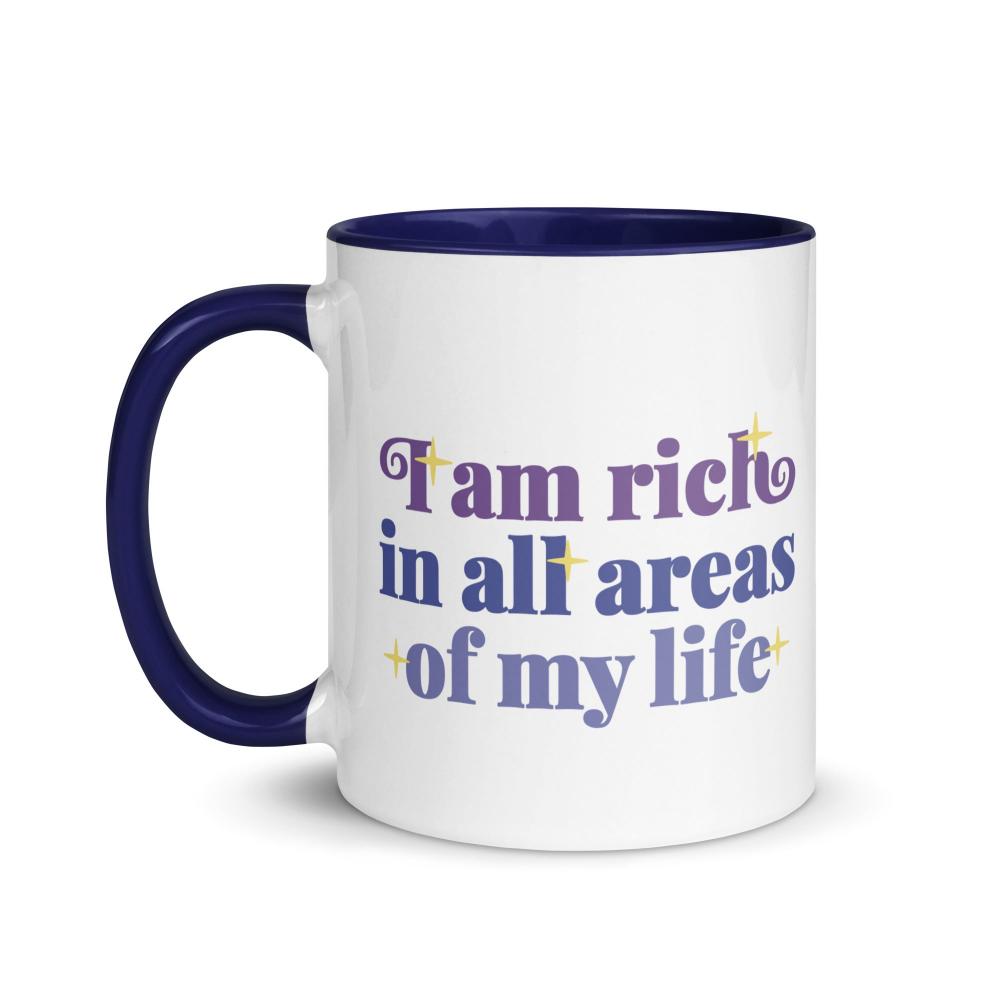 I Am Rich In All Areas Of My Life Mug - https://ascensionemporium.net